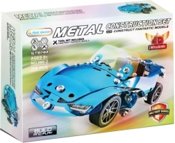 Kit de construcción metálico de coche de carreras (208 piezas)