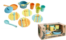 Vajilla de cocina de bioplástico para niños