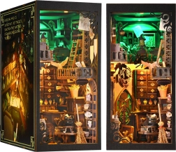 2Kids Toys Kit 3D para montar, sujetalibros en miniatura Casa de la Bruja