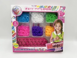 Set creativo para hacer pulseras LOOM BANDS – 1200 gomitas