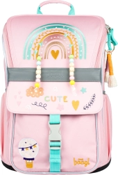 Mochila escolar BAAGL Zippy Arcoíris rosa