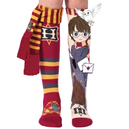 Calcetines hasta la rodilla locos Harry Potter MADMIA