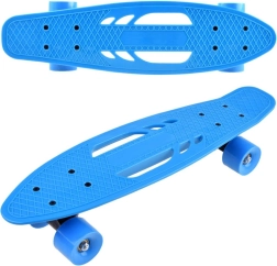 Penny skateboard infantil con recortes de agarre, hasta 50 kg – Azul
