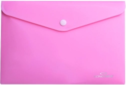 Carpeta portadocumentos con broche A4 rosa pastel CONCORDE