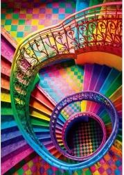 Puzzle CLEMENTONI Colorboom: Escalera 500 piezas