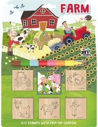Set de sellos Granja con cera