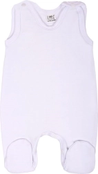 Pelele blanco de algodón New Baby Classic 62 (3–6 meses)