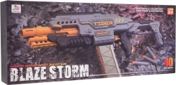 Pistola semiautomática BLAZE STORM para dardos de espuma – gris