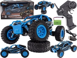 Camión del desierto teledirigido 4WD 2,4 GHz 1:24 azul - 1 unidad