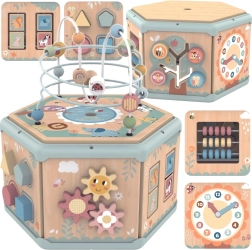 Cubo Montessori interactivo de madera con actividades Tooky Toy