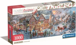 Puzzle panorámico Clementoni Colección Navideña Preparativos para Navidad 1000 piezas