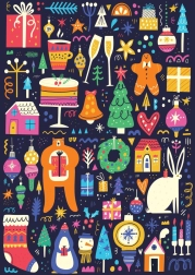 Puzzle vacaciones de invierno 1000 piezas Yazz