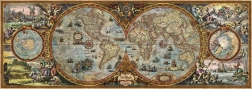 Puzle panorámico mapa del mundo – hemisferios 6000 piezas HEYE