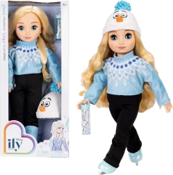 Muñeca de moda Disney ILY 4Ever sobre patines inspirada en Elsa 48 cm