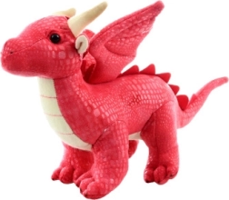 Dragón de peluche rojo 20 cm eco-friendly