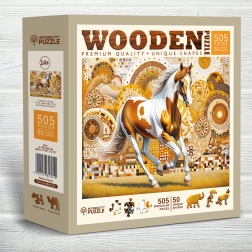 Rompecabezas de madera Caballo Elegante 505 piezas