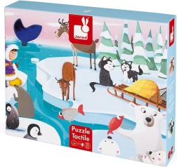 JANOD puzle sensorial vida en el hielo, 20 piezas