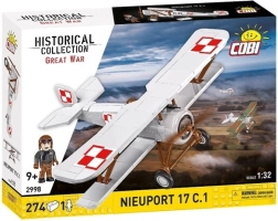 Kit de construcción del avión Nieuport 17 C.1 – biplano histórico con colores polacos (1:32)