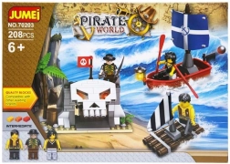 Bloques de construcción Jumei Pirate World piratas 208 piezas (30 × 21 cm) - 1 pieza