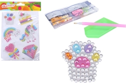 Set creativo de pegatinas diamantadas con piedrecitas MIX