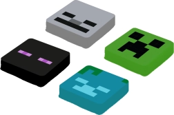Pixie Crew Minecraft set de multipixeles de repuesto Enderman