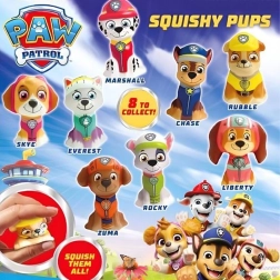 Patrulla Canina squishy en cápsula - 1 unidad