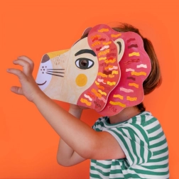 Londji máscara con pegatinas Be Wild! Lion