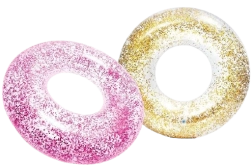 Flotador inflable con purpurina INTEX Sparkling Glitter 107 cm