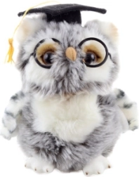 Búho de peluche Graduado