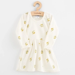Vestido infantil de algodón orgánico con manga larga New Baby Olivy