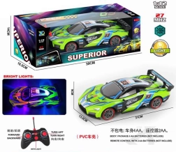 Coche de carreras RC 1:12 con efecto luminoso