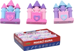 Goma de borrar con forma de castillo