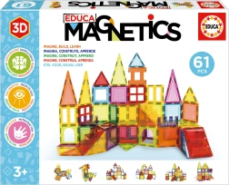 Educa juego de construcción magnético Magnetics 61 piezas