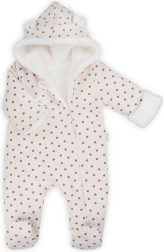 Mono de invierno para bebé Nicol Sara con capucha