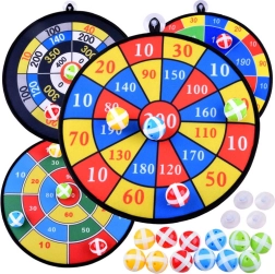 Juego de 4 dianas con pelotas de velcro (36 cm)