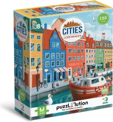 Puzzle DODO Ciudades: Copenhague 250 piezas