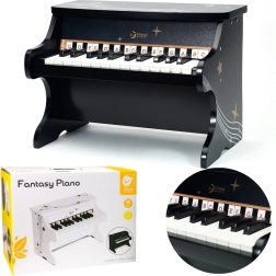 Pianino infantil Classic World – negro de madera