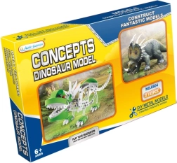 Kit de construcción metálico dinosaurio Styracosaurus 192 piezas