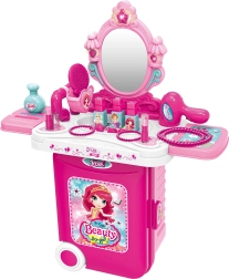 Maletín de maquillaje infantil con mesa 38 cm con luces y sonidos