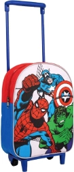 Mochila de viaje infantil con ruedas Cerdá Avengers 29 cm