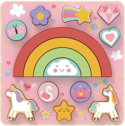 Rompecabezas de equilibrio Unicornio 2 en 1