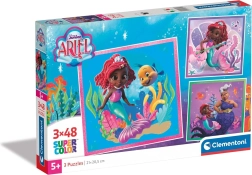 Clementoni puzzle Ariel 3×48 piezas