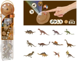 Plejo proyector de dinosaurios con set de figuritas