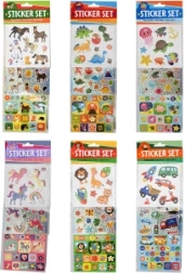 Set de pegatinas – mix de 3 tipos (clásicas, con purpurina y 3D)