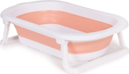 Bañera plegable para niños con desagüe Ecotoys rosa