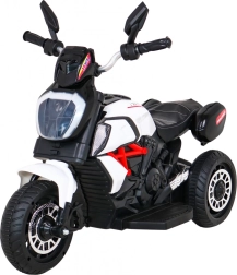 Motocicleta eléctrica infantil Fast Tourist – Blanca