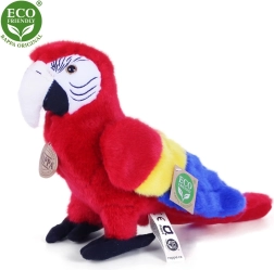 Rappa loro de peluche guacamayo escarlata 24 cm eco-friendly