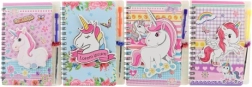 Cuaderno con bolígrafo unicornio
