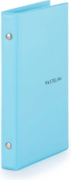 Karis A6 PVC Pastelini cuaderno de notas azul