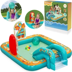 Bestway centro de juego acuático inflable Retro Groove con tobogán y rociador